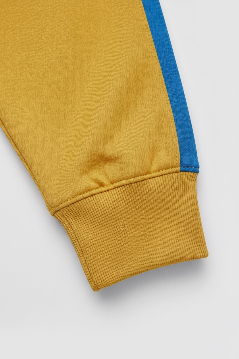 Jack & Jones Herren Trainingsjacke Gelb Blau Größe L
