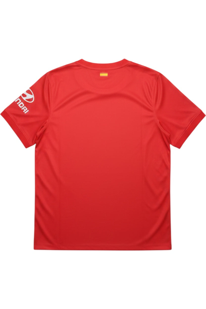Nike Herren Fußball Trikot Rot Weiß Streifen Größe S