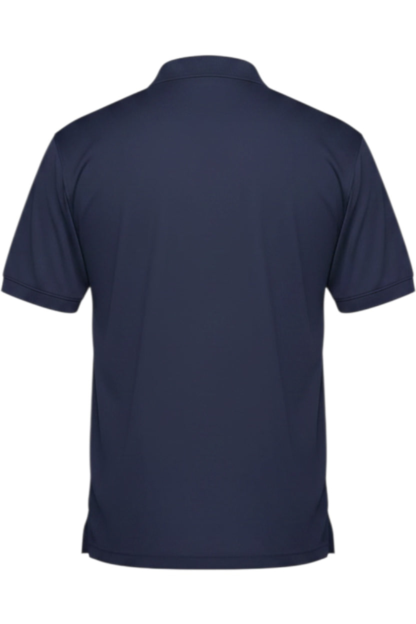 Adidas Herren Poloshirt Blau-Weiß Gestreift Größe L/XL