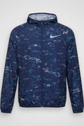 Nike Herren Trainingsjacke Blau Mehrfarbig Größe S