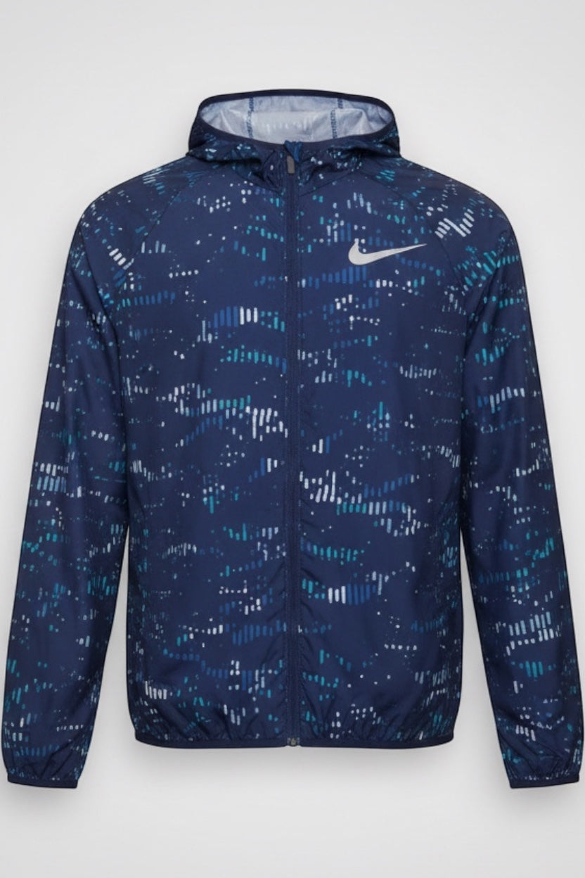 Nike Herren Trainingsjacke Blau Mehrfarbig Größe S
