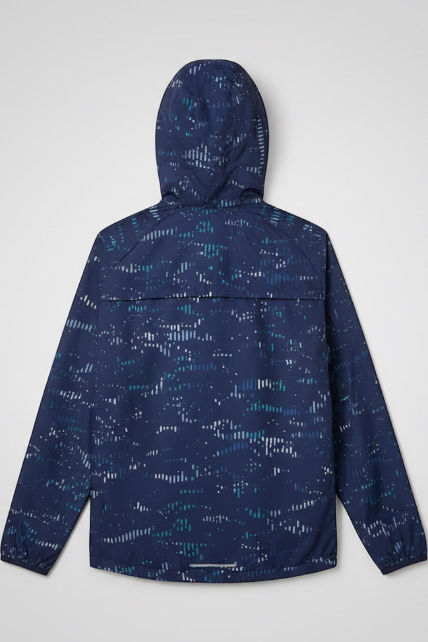Nike Herren Trainingsjacke Blau Mehrfarbig Größe S