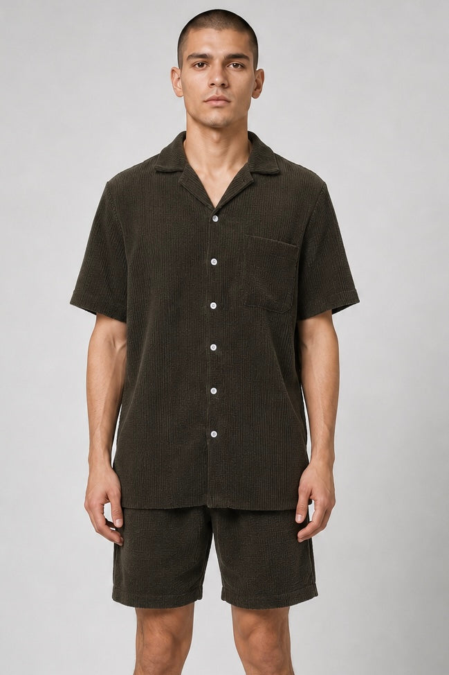 Old Money Style Set Hemd + Shorts L