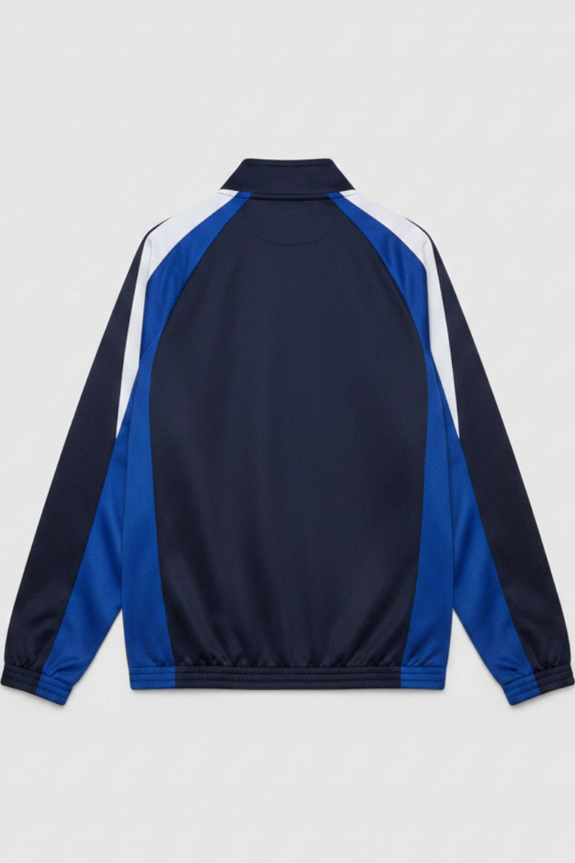 Clockhouse Herren Trainingsjacke Blau Weiß Größe XL