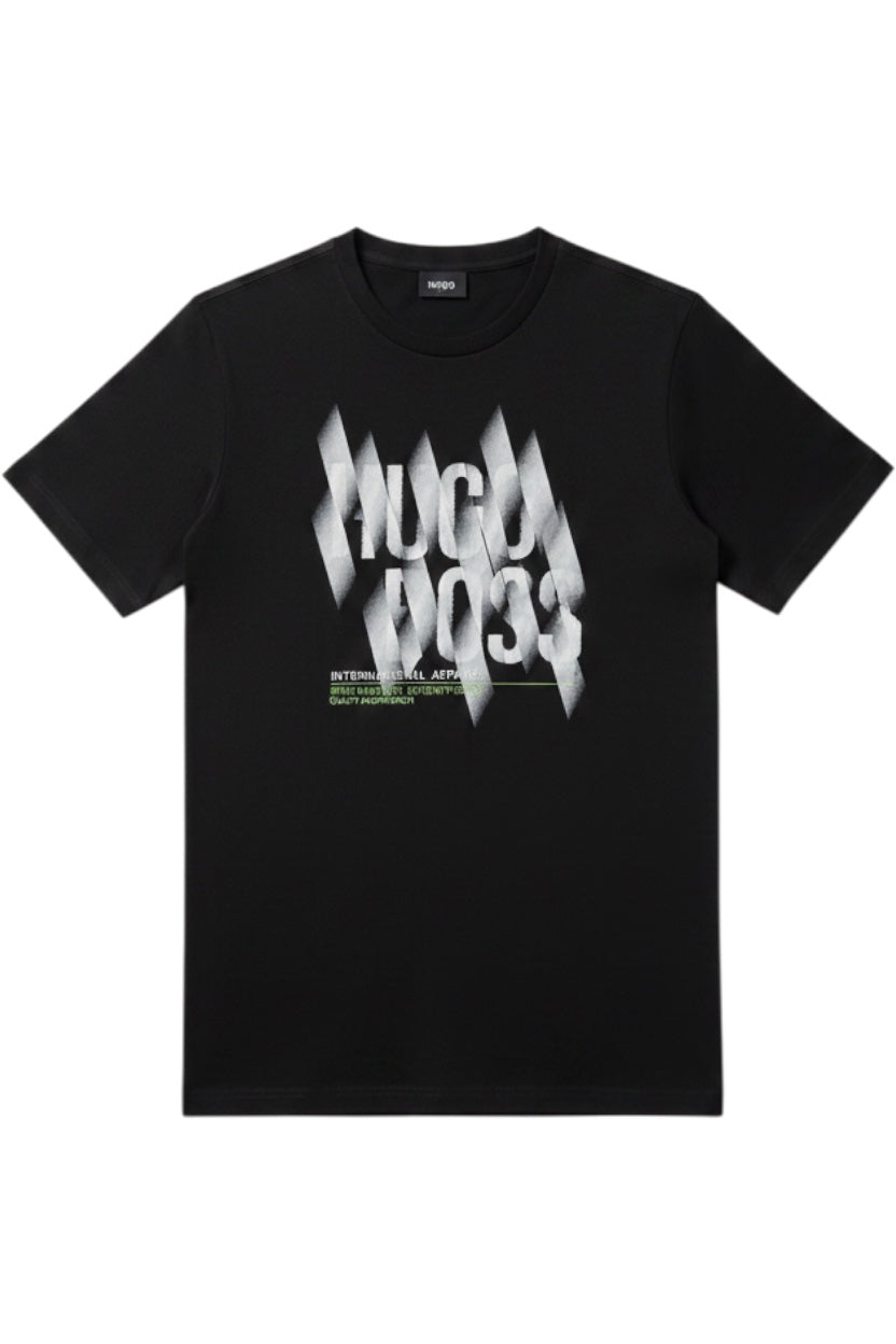 Hugo Boss Herren T-Shirt Schwarz Größe S