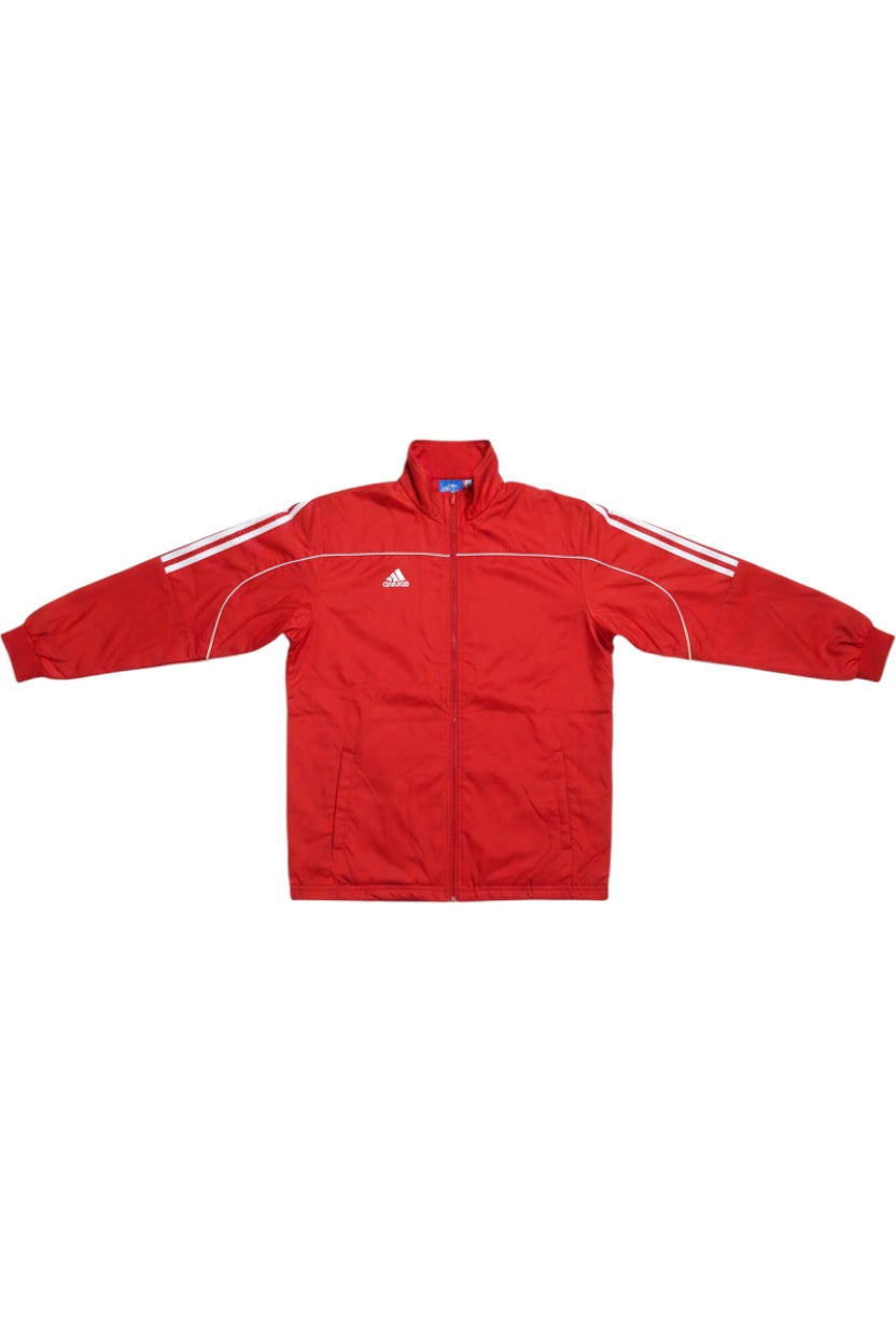 Adidas Herren Trainingsjacke Rot Weiß Größe L