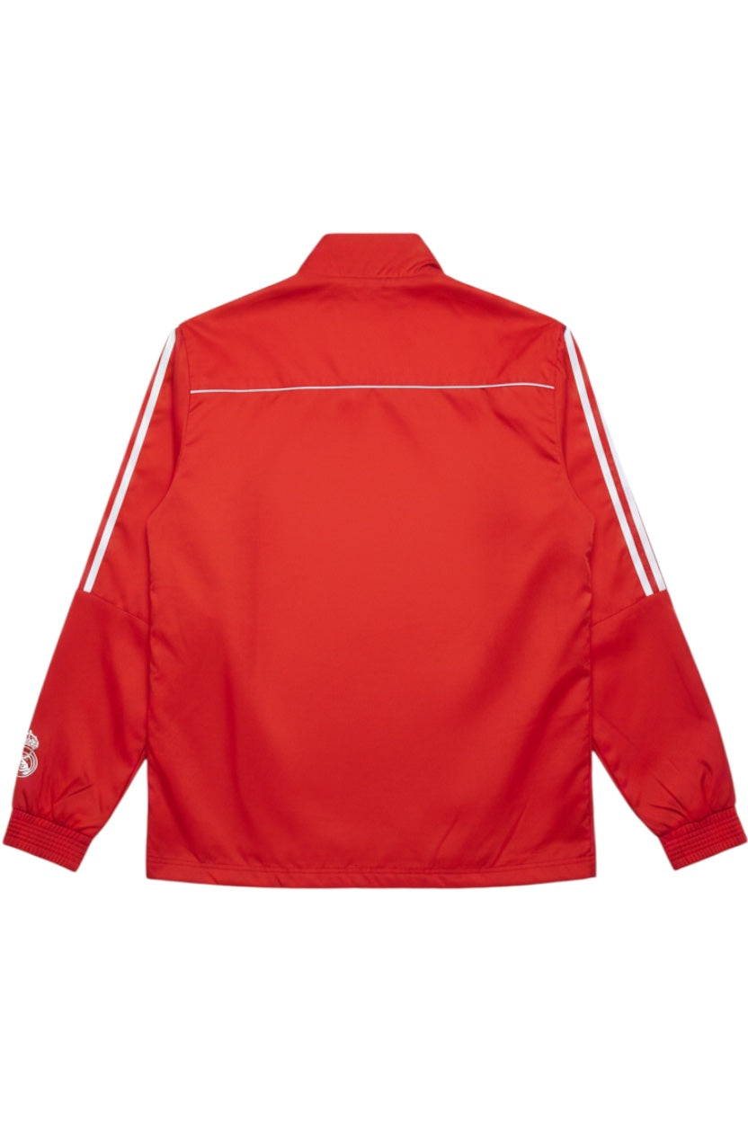 Adidas Herren Trainingsjacke Rot Weiß Größe L