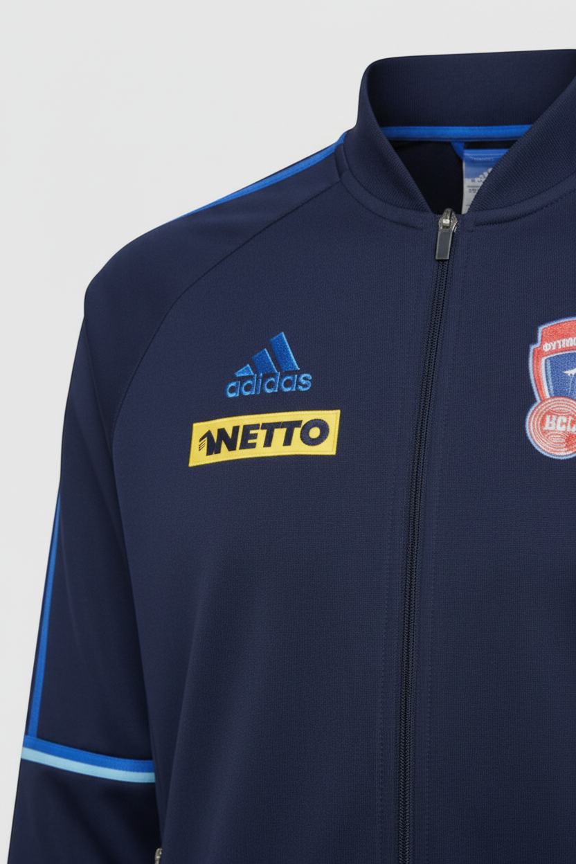 Adidas Herren Trainingsjacke Blau Größe L