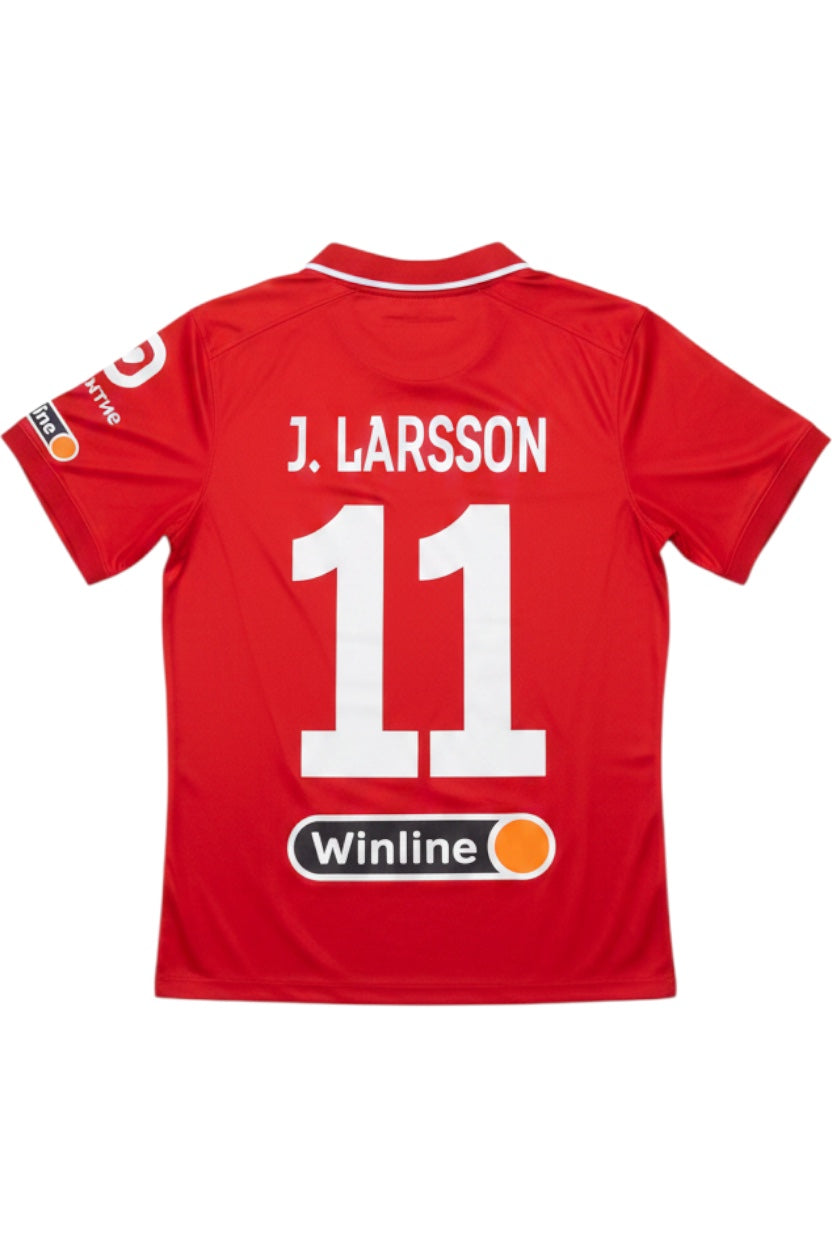 Nike Herren Fußball Trikot Rot Weiß Print Größe M