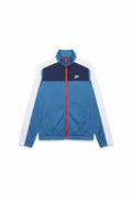 Nike Herren Trainingsjacke Blau Beige Rot Einfarbig Größe M