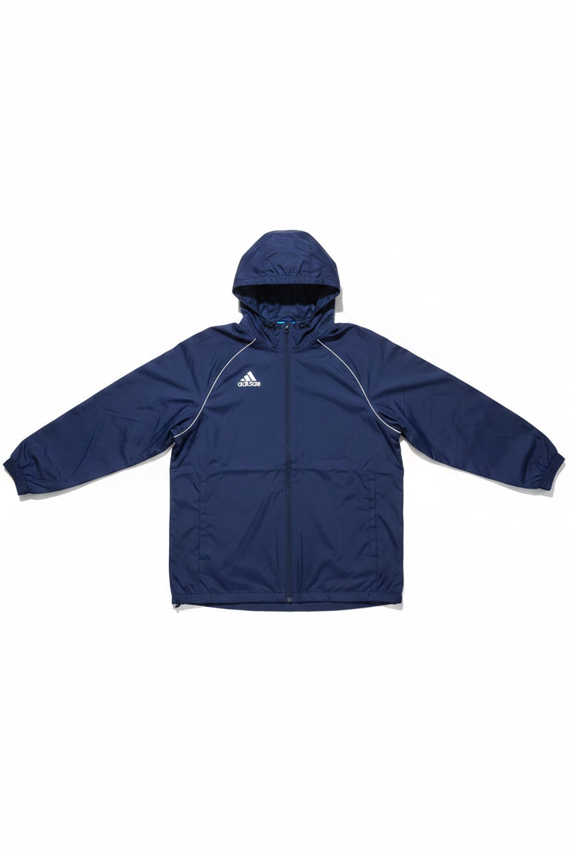 Adidas Herren Trainingsjacke Blau Einfarbig Größe S