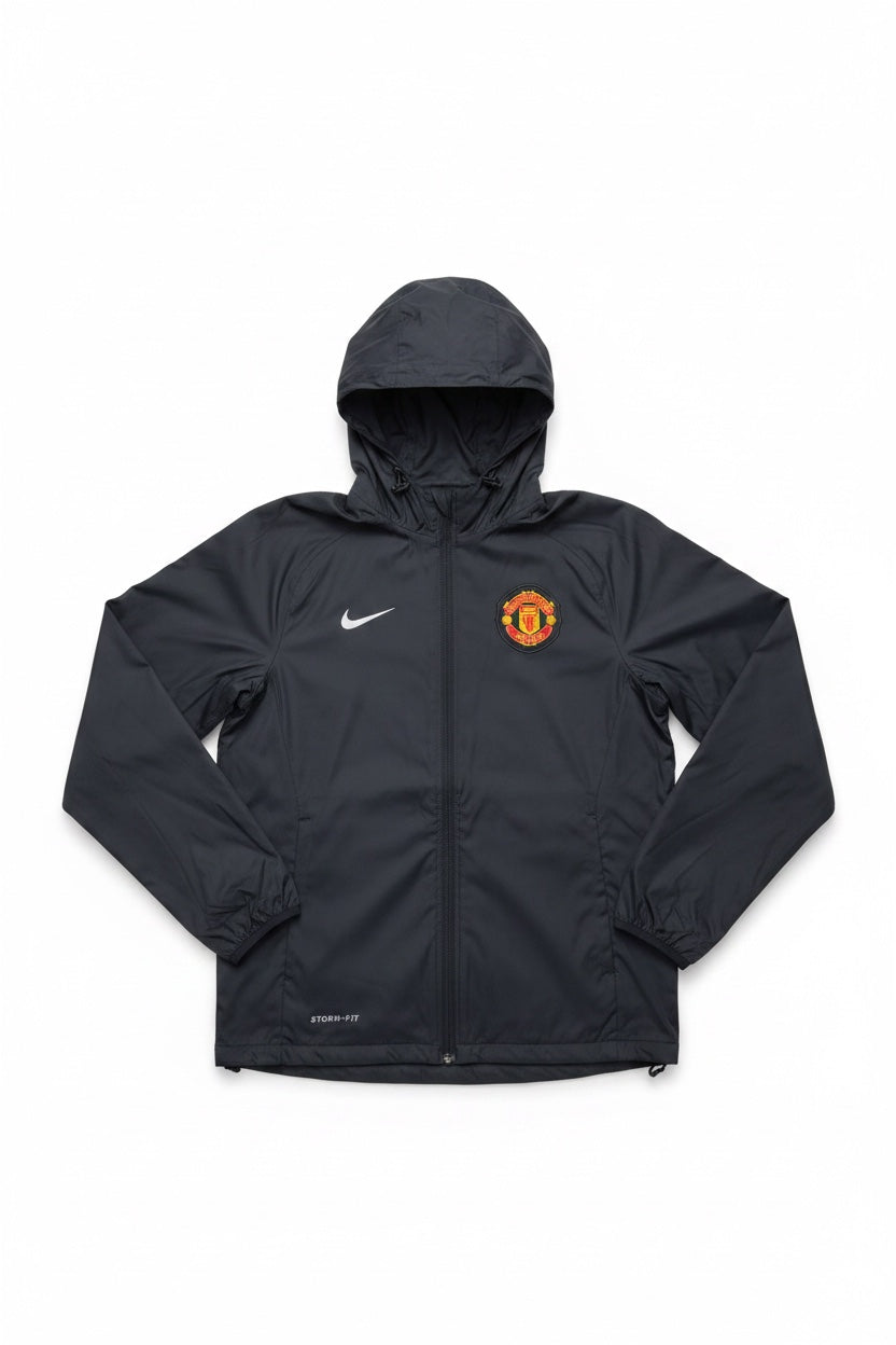 Nike Herren Trainingsjacke Grau Einfarbig Größe S
