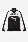 Puma Herren Trainingsjacke Weiß Schwarz Einfarbig Größe S