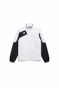 Adidas Herren Trainingsjacke Weiß Schwarz Print Größe L