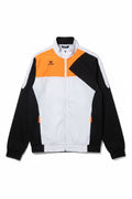 Erima Herren Trainingsjacke Schwarz Weiß Orange Einfarbig Größe L