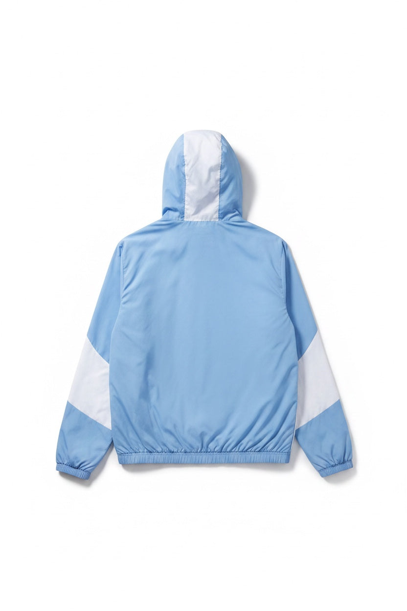 Puma Herren Trainingsjacke Blau Weiß Einfarbig Größe L