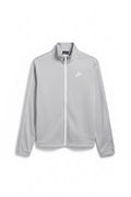 Nike Herren Trainingsjacke Grau Einfarbig Größe M