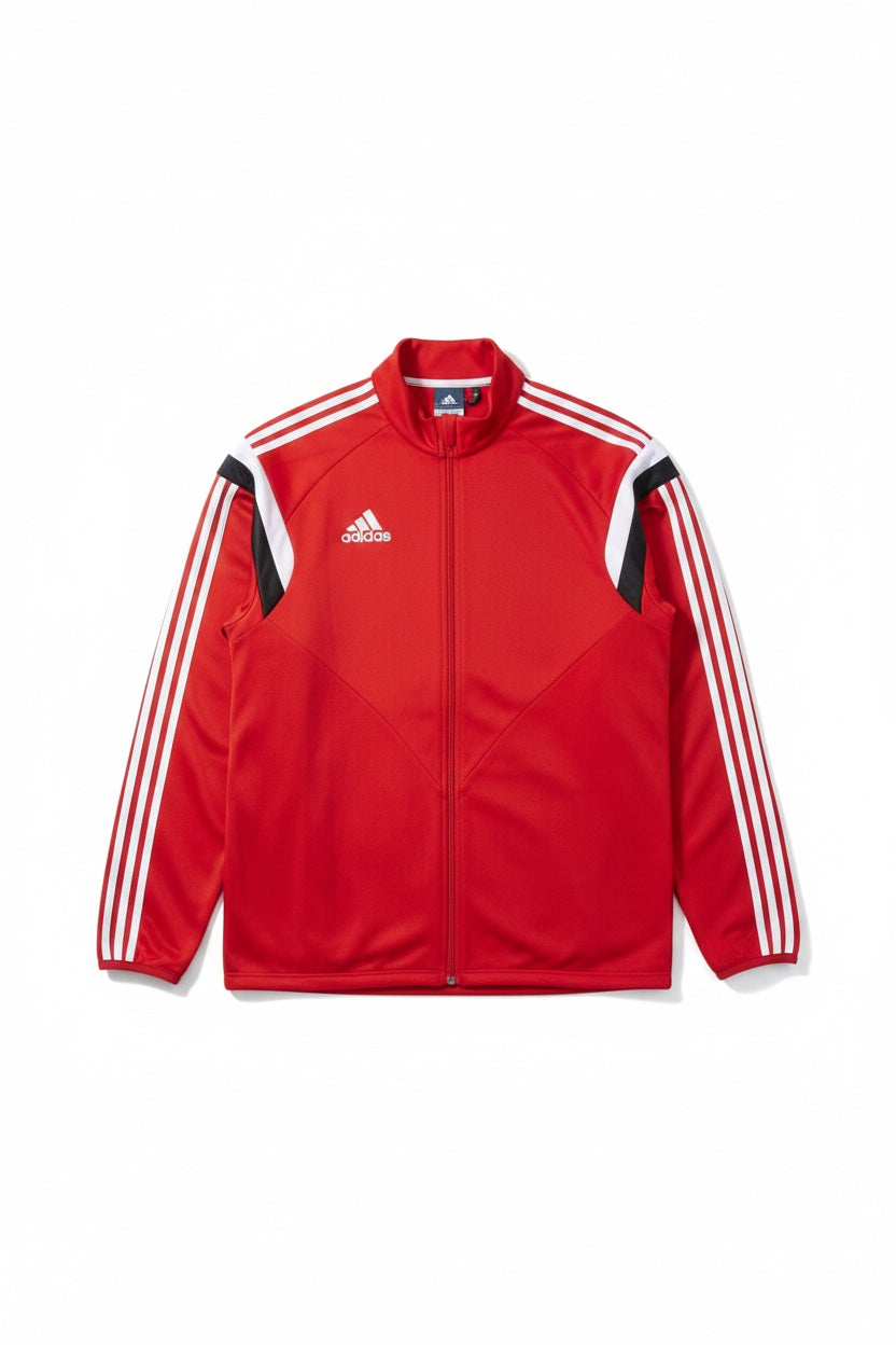Adidas Herren Trainingsjacke Rot Weiß Sonstiges Größe XL