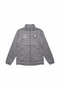 Puma Herren Trainingsjacke Grau Einfarbig Größe L