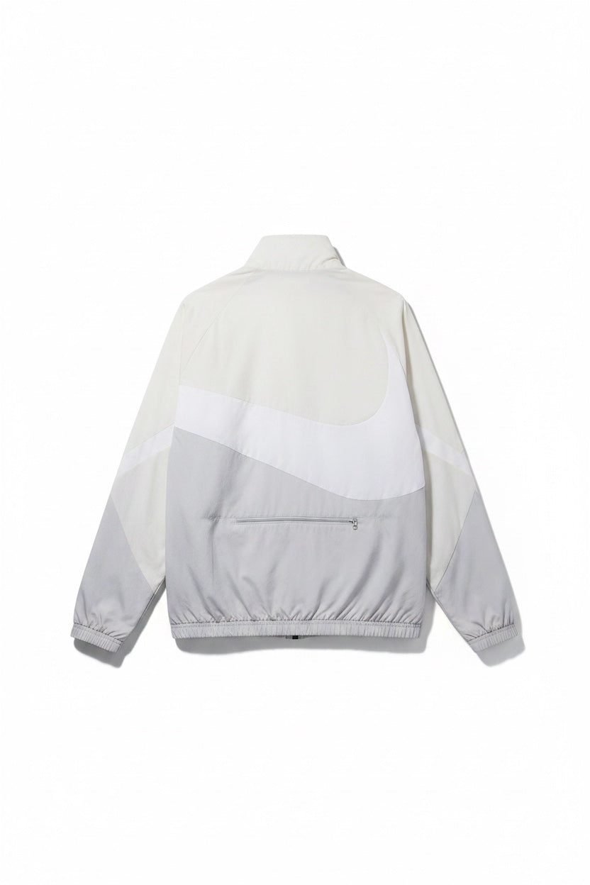 Nike Herren Trainingsjacke Weiß Grau Mehrfarbig Größe M