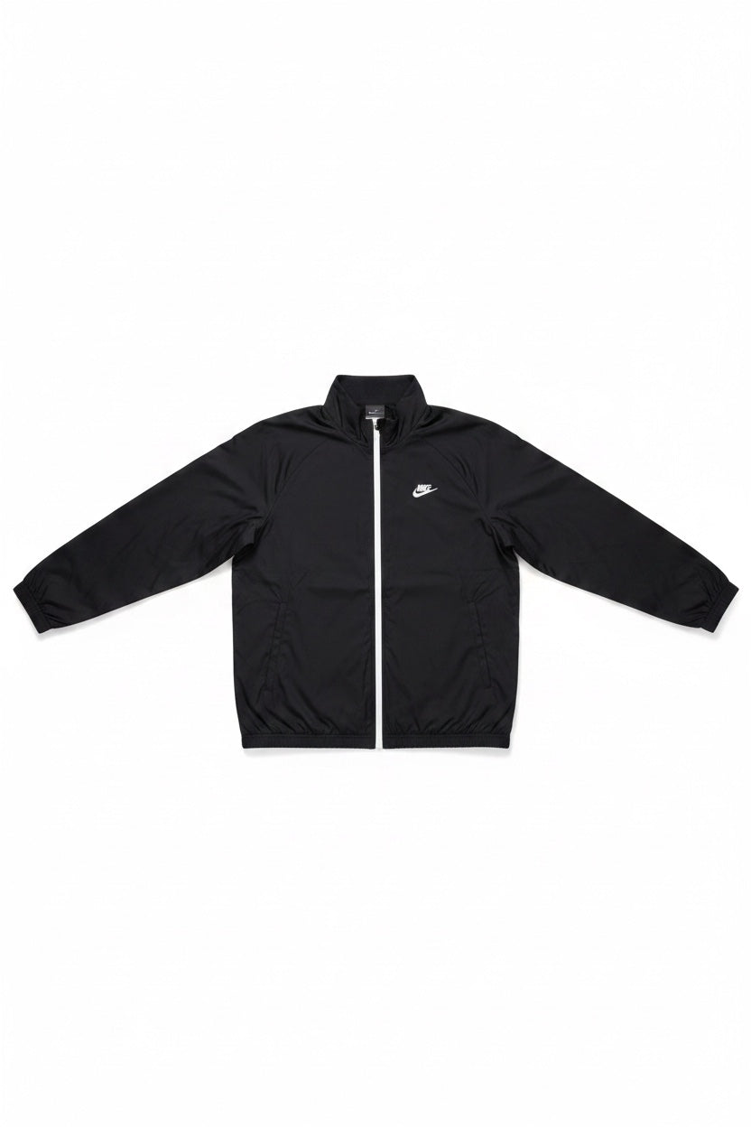 Nike Herren Trainingsjacke Schwarz Einfarbig Größe M