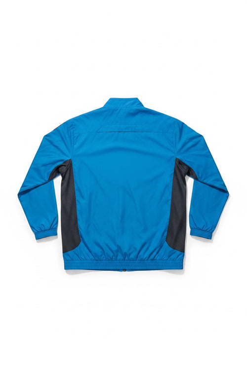 Adidas Herren Trainingsjacke Blau Schwarz Einfarbig Größe S