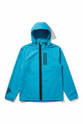Adidas Herren Trainingsjacke Blau Schwarz Print Größe L