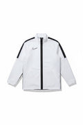 Nike Herren Trainingsjacke Weiß Schwarz Einfarbig Größe S