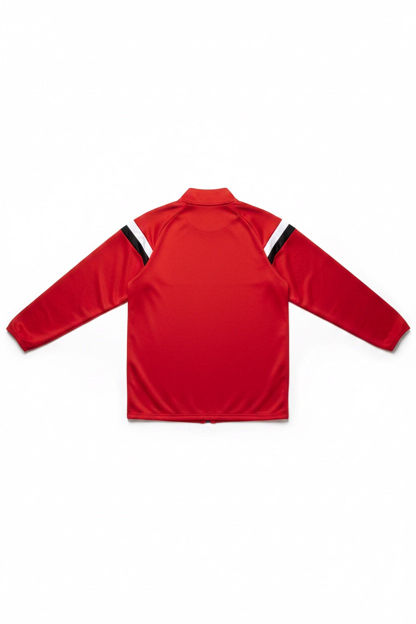 Adidas Herren Trainingsjacke Rot Weiß Sonstiges Größe XL