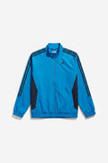 Adidas Herren Trainingsjacke Blau Schwarz Einfarbig Größe S