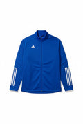 Adidas Herren Trainingsjacke Blau Einfarbig Größe L