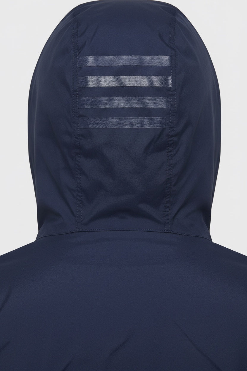 Adidas Herren Trainingsjacke Blau Rot Größe S