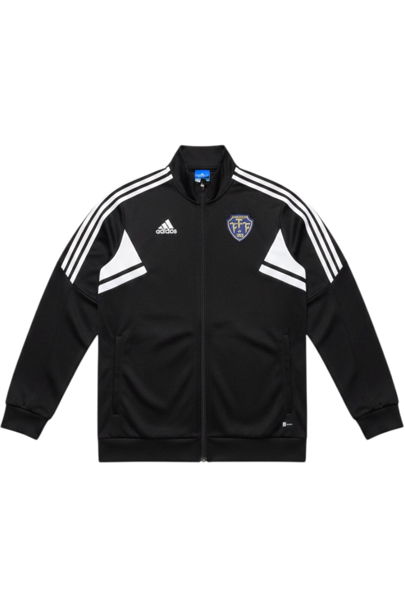 Adidas Herren Trainingsjacke Schwarz Weiß Größe M