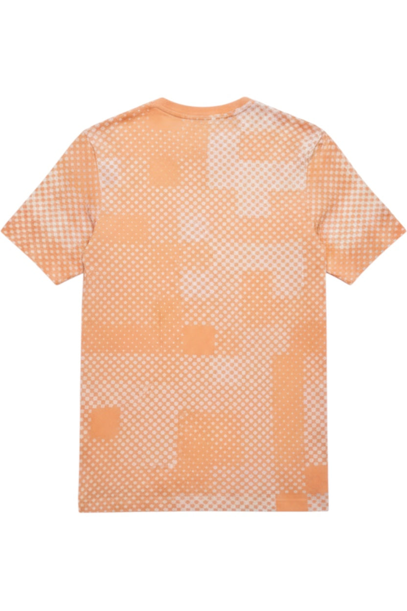 Nike Herren T-Shirt Orange-Weiß Größe S