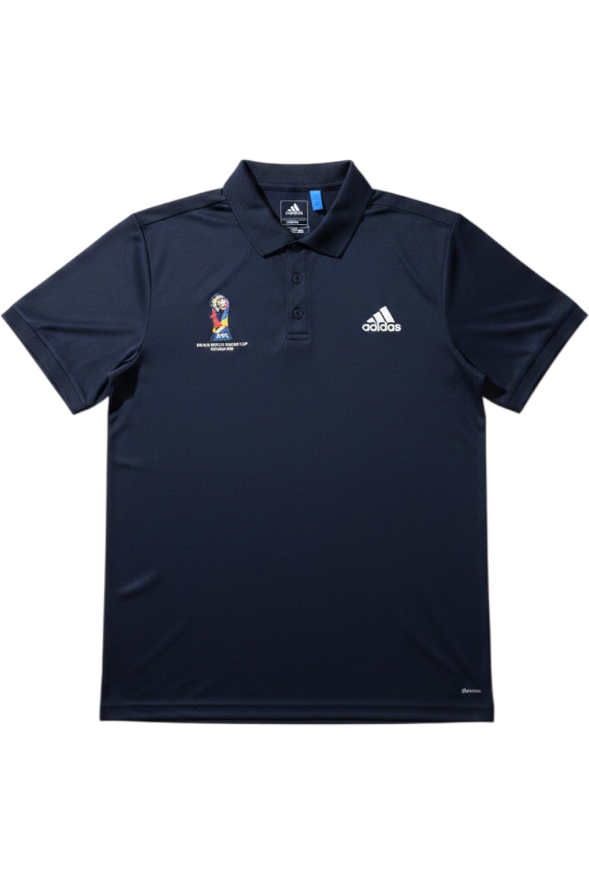 Adidas Herren Poloshirt Blau Größe L