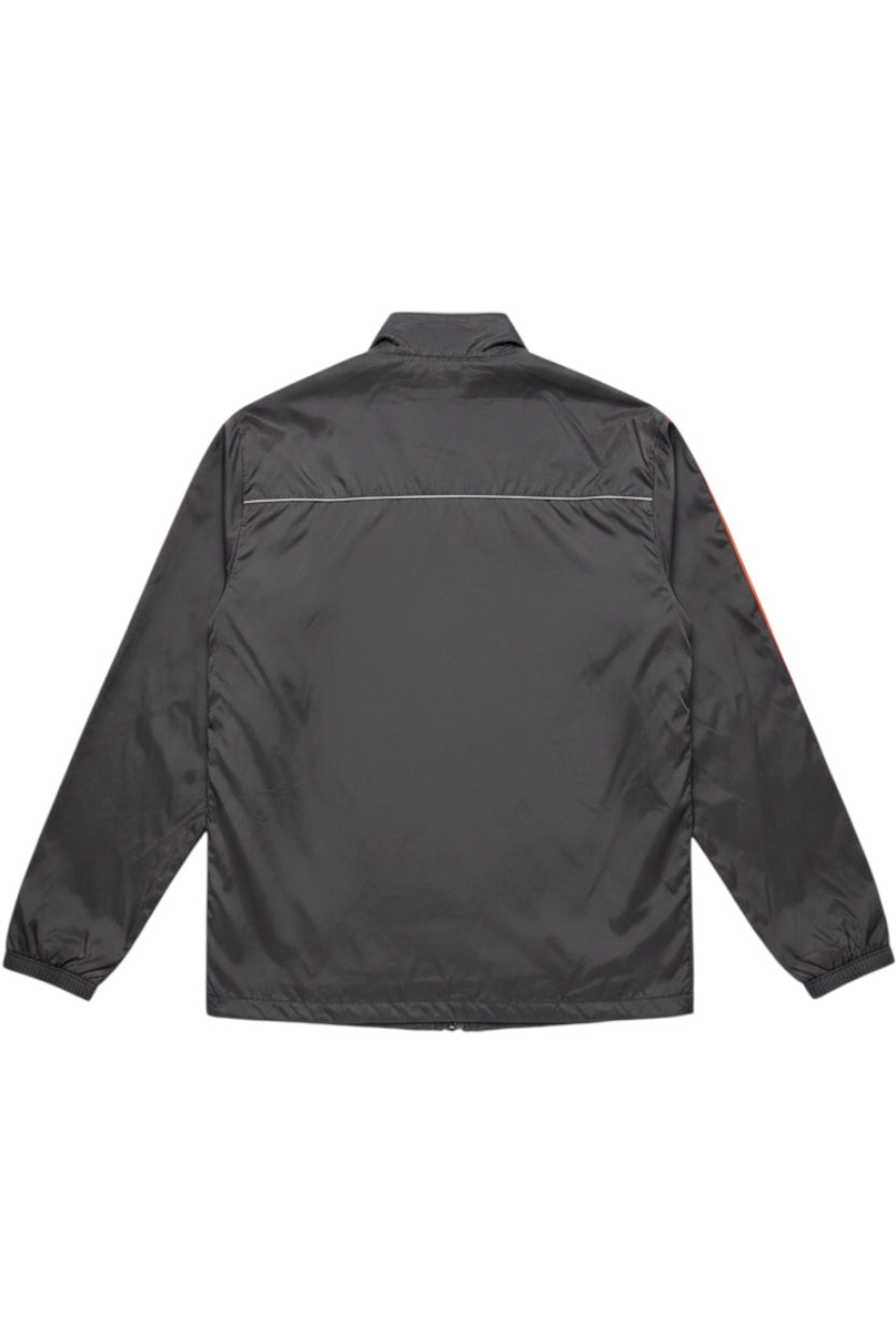 Adidas Herren Trainingsjacke Grau Orange Größe L