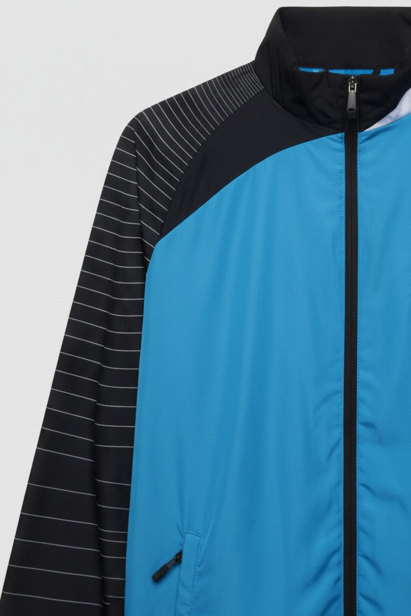 Kempa Herren Trainingsjacke Blau Schwarz Weiß Größe XXL