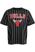 NBA Herren T-Shirt Schwarz-Weiß-Rot Größe L