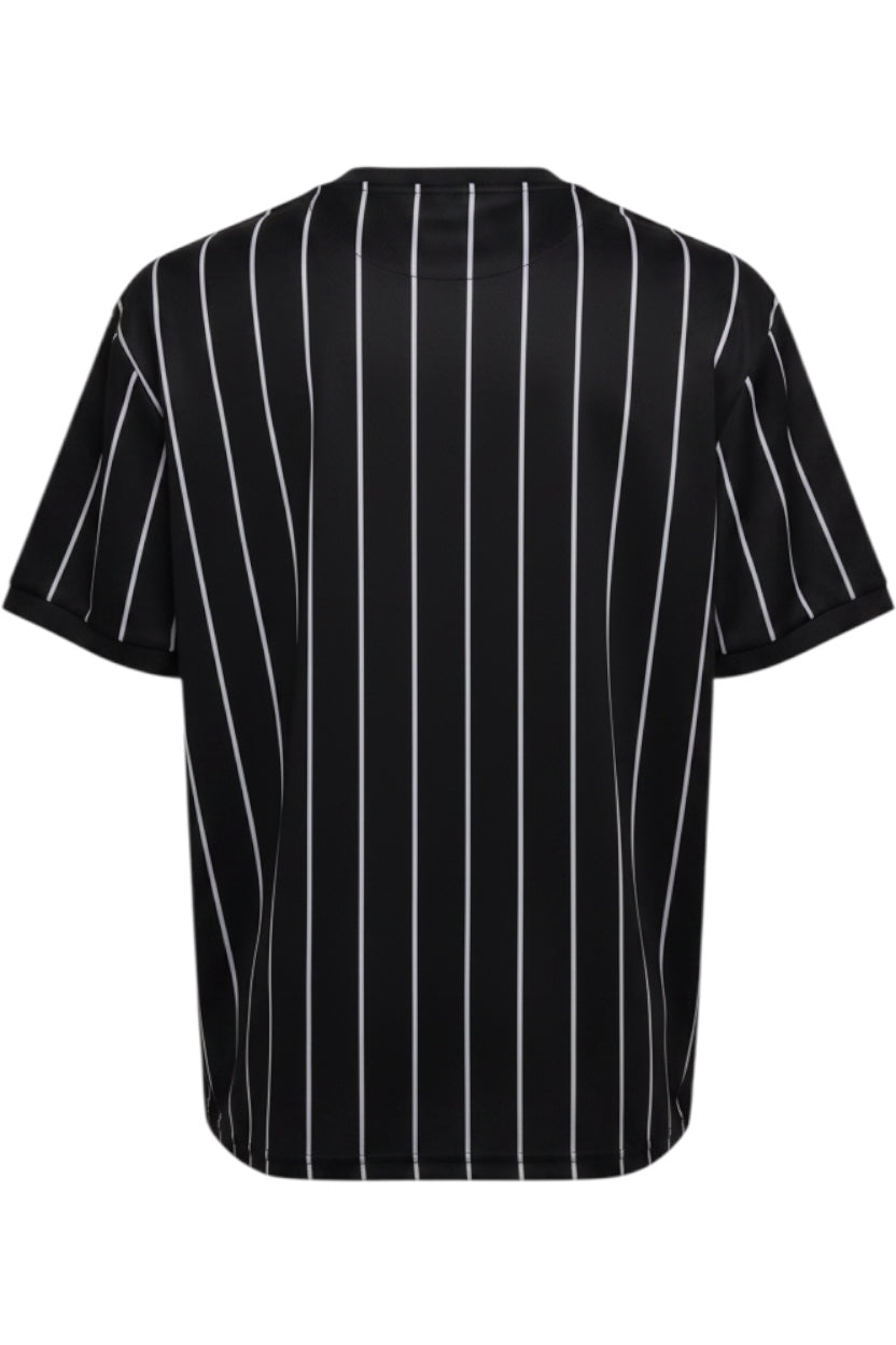 NBA Herren T-Shirt Schwarz-Weiß-Rot Größe L
