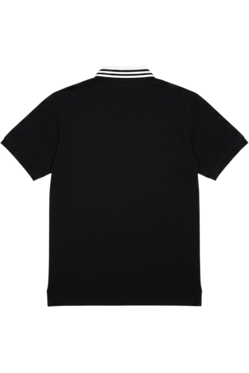 Adidas Herren Poloshirt Schwarz-Weiß Größe L