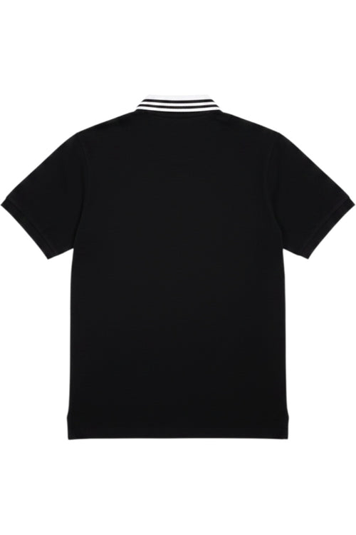 Adidas Herren Poloshirt Schwarz-Weiß Größe L