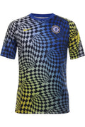 Nike Herren T-Shirt Blau-Gelb-Schwarz Größe M