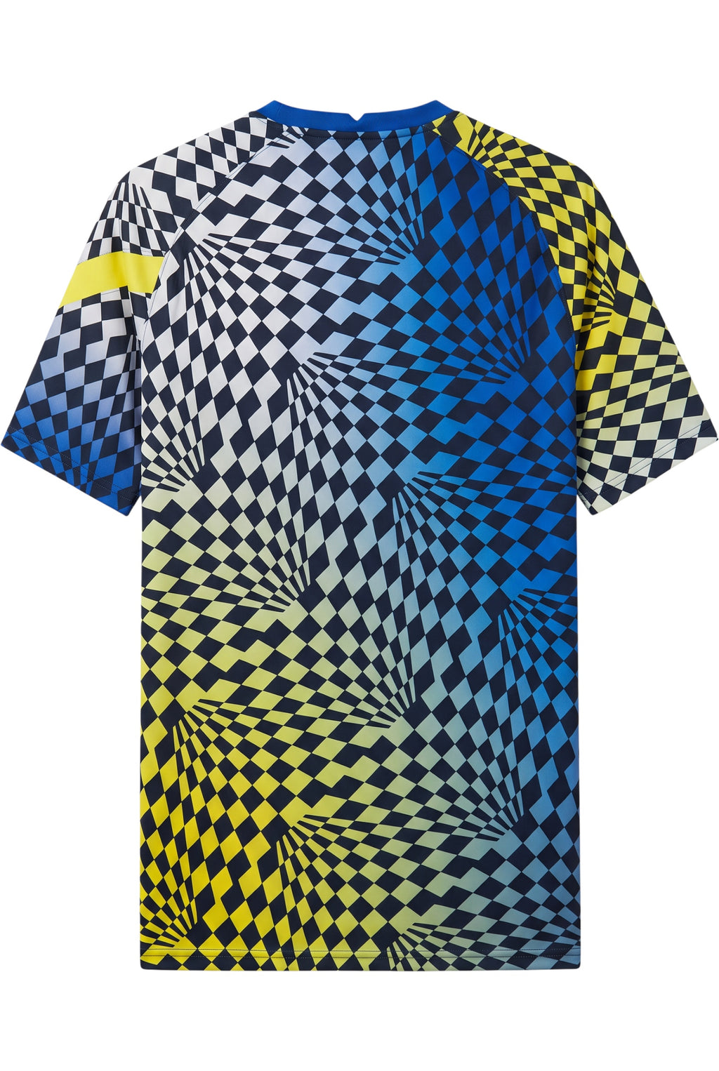 Nike Herren T-Shirt Blau-Gelb-Schwarz Größe M