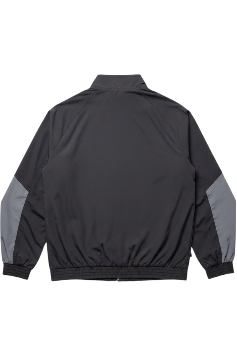 Nike Herren Trainingsjacke Grau Orange Einfarbig Größe S