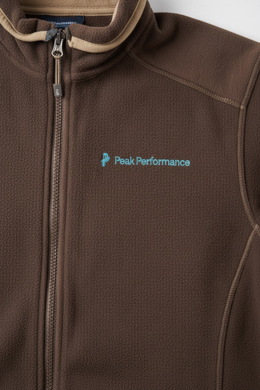 Peak Performance Herren Trainingsjacke Braun Größe L