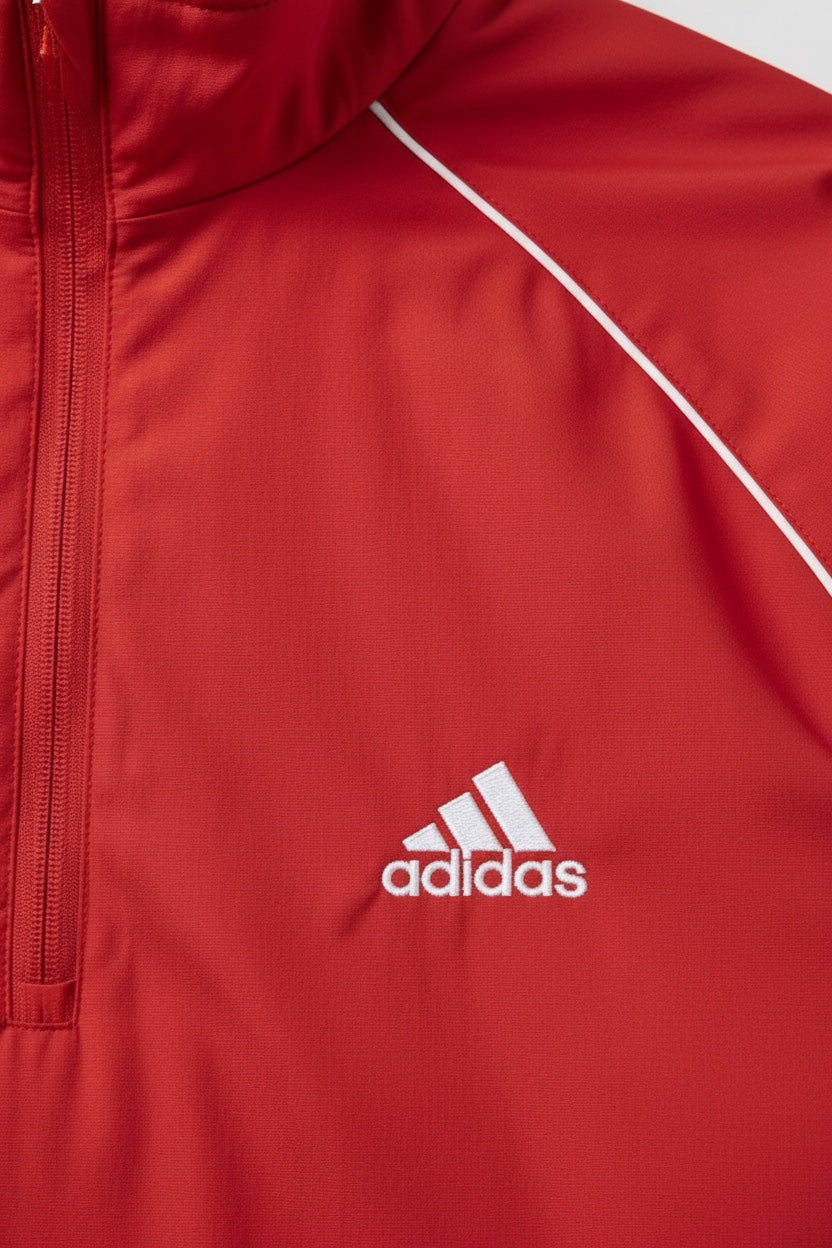 Adidas Herren Trainingsjacke Rot Größe XL