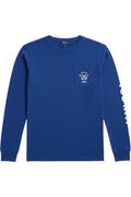 Polo Ralph Lauren Herren Langarmshirt Custom Slim Fit Blau Größe S
