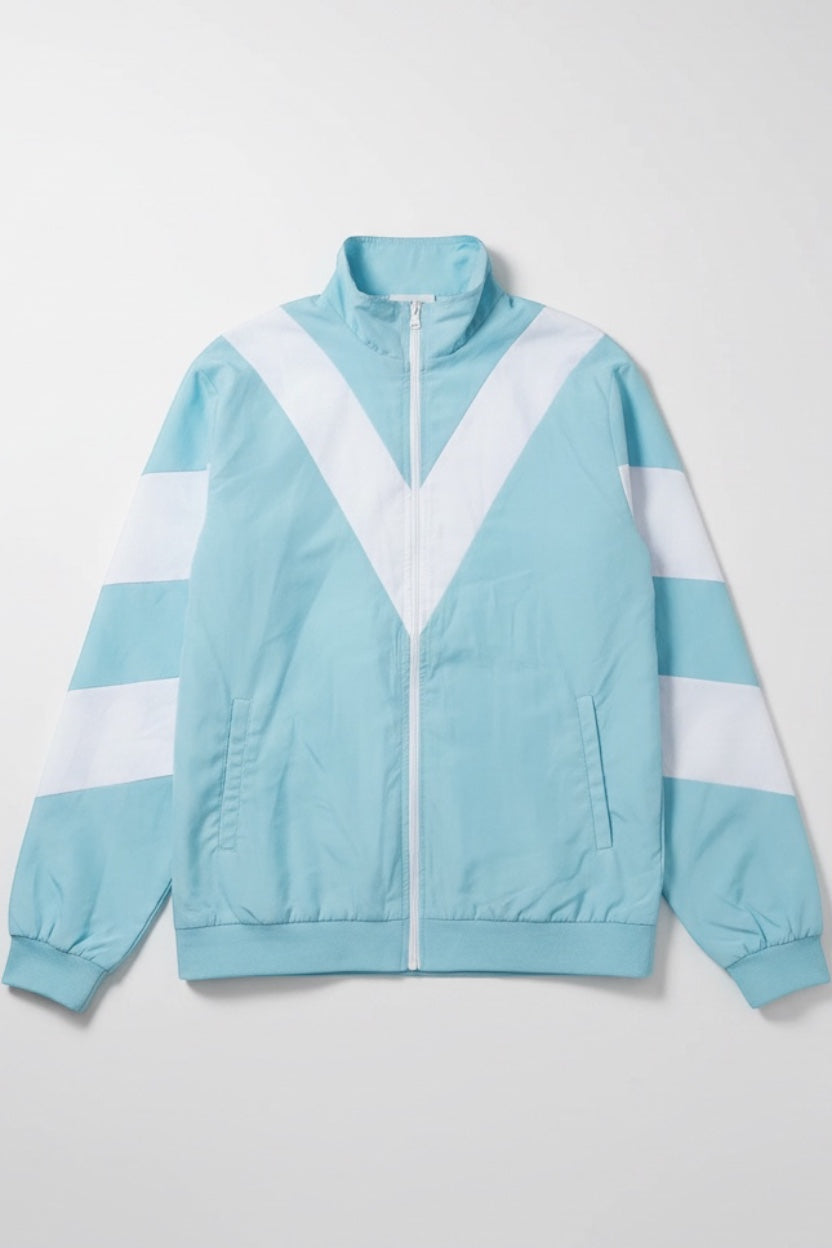 VRS Herren Trainingsjacke Blau Weiß Größe XXL