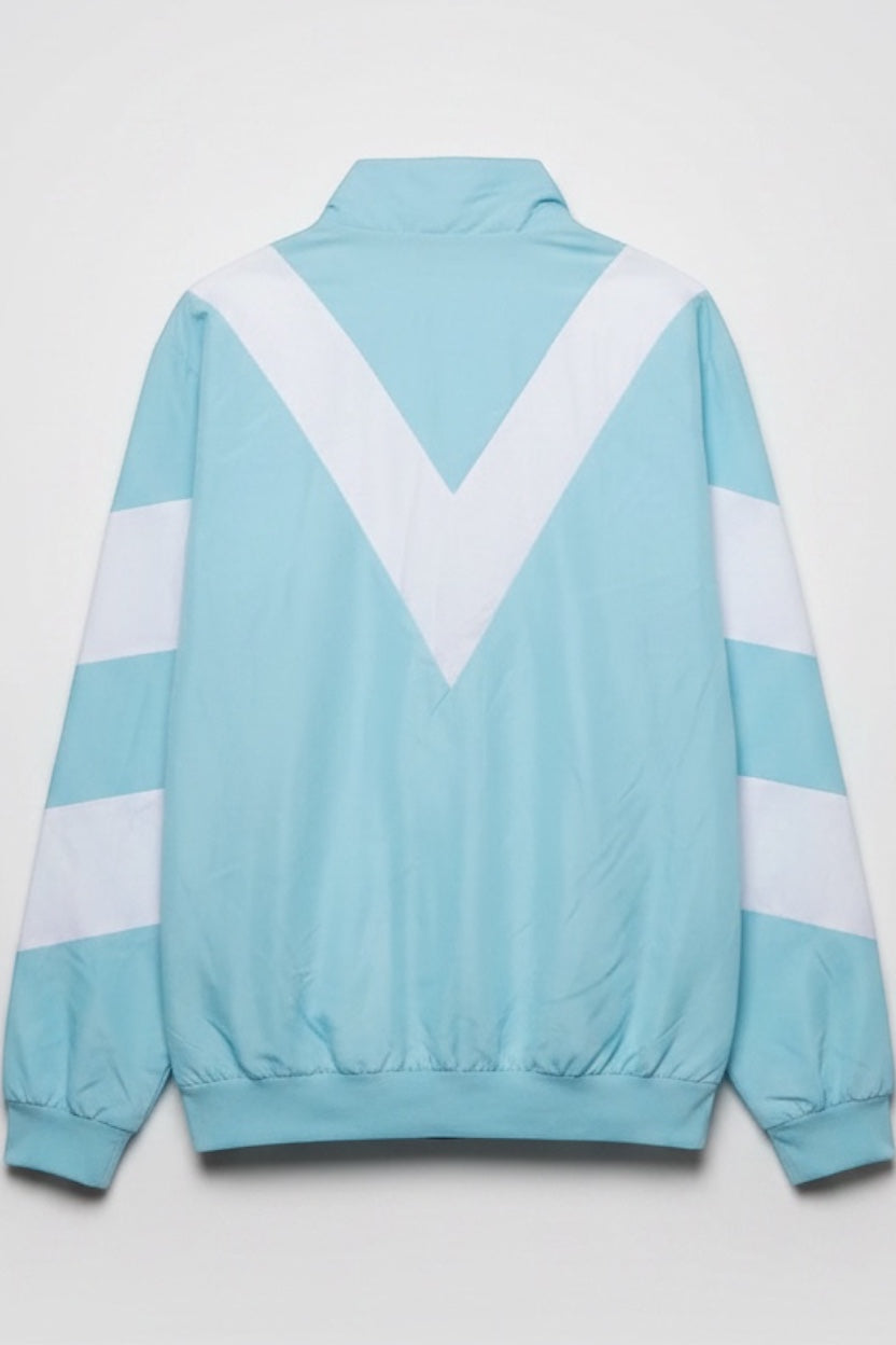 VRS Herren Trainingsjacke Blau Weiß Größe XXL