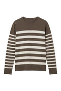 Filippa K Herren Strickpullover Grün Weiß Größe XL